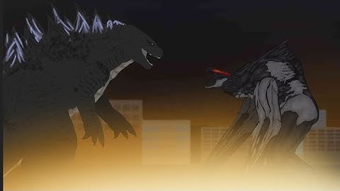 Godzilla 2014 vs female muto | but no emp nerf Animation