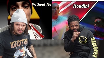 Showing My Brother - Eminem Without Me & Houdini (His First Time)