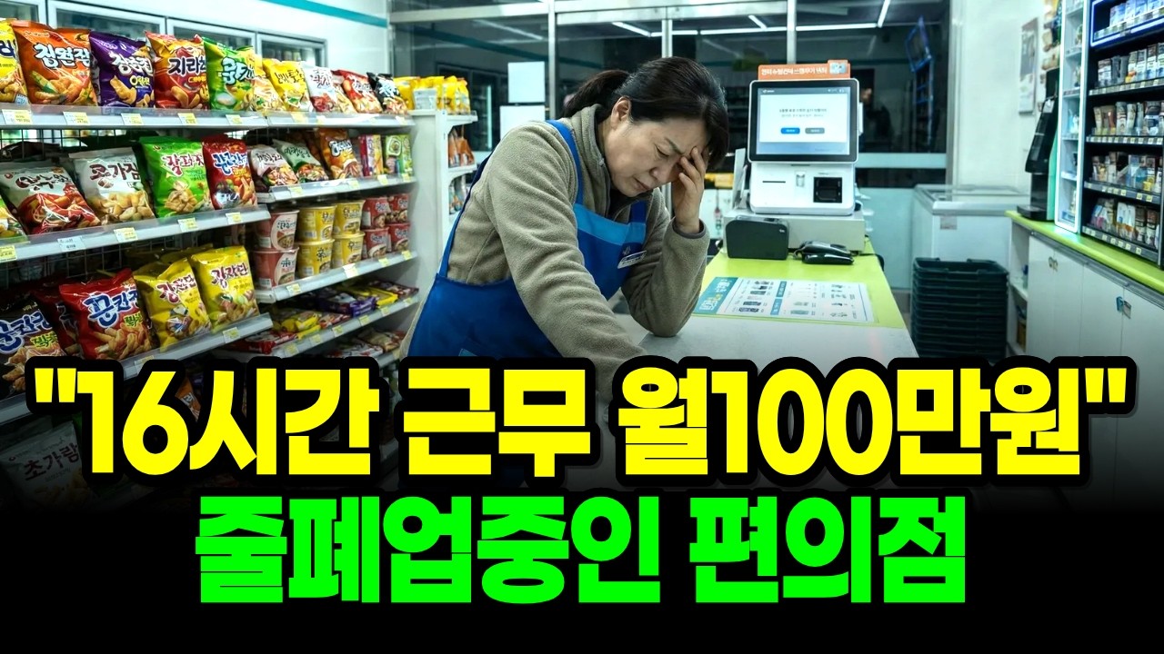 퇴직금 털어 시작한 편의점, 줄폐업중인 충격적인 이유 | 솔직한경제학