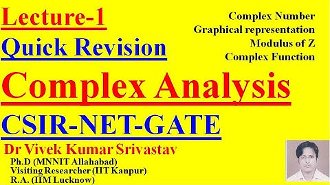 Lec-1|| Complex number, Complex Function|| CSIR NET GATE B.Sc. M.Sc. B.tech, Mathematics