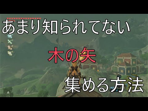 ゼルダbotw 弓矢 木の矢 の効果 能力 入手方法 ブレスオブザワイルド 攻略大百科