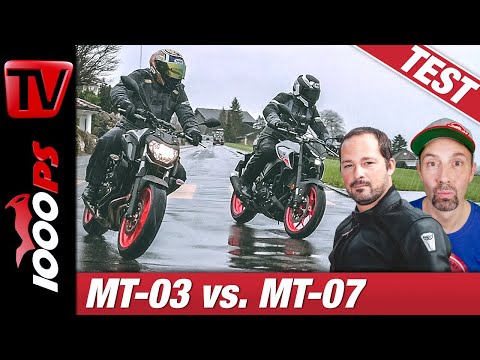 Yamaha MT-07 vs. MT-03 - muss es immer die Große sein? Yamaha MT-07 vs. MT-03 - muss es immer die Große sein?