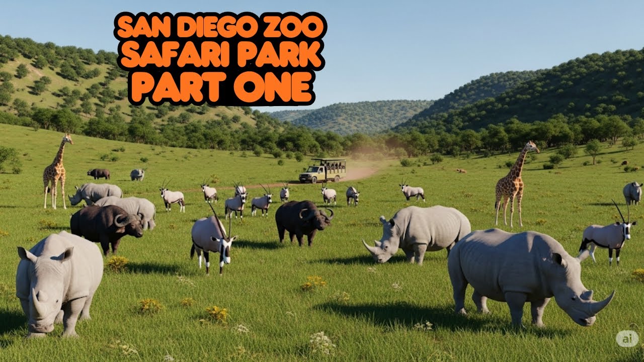San Diego Zoo Safari Park Full Tour 2025 - Part One