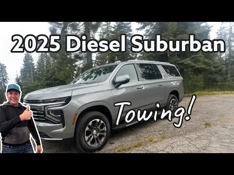 2025 Chevy Suburban LT 3.0L LZ0 Duramax Diesel Towing 1,300 MPG