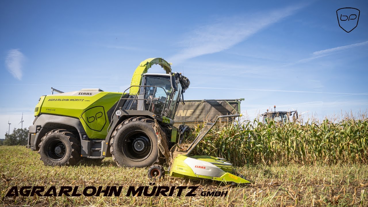 Agrarlohn Müritz | Maishäckseln | Claas Jaguar 1200 - Orbis 10500