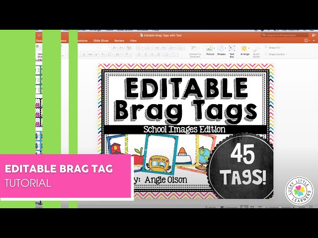 Editable Brag Tag Tutorial - YouTube editable-brag-tag-tutorial-youtube
