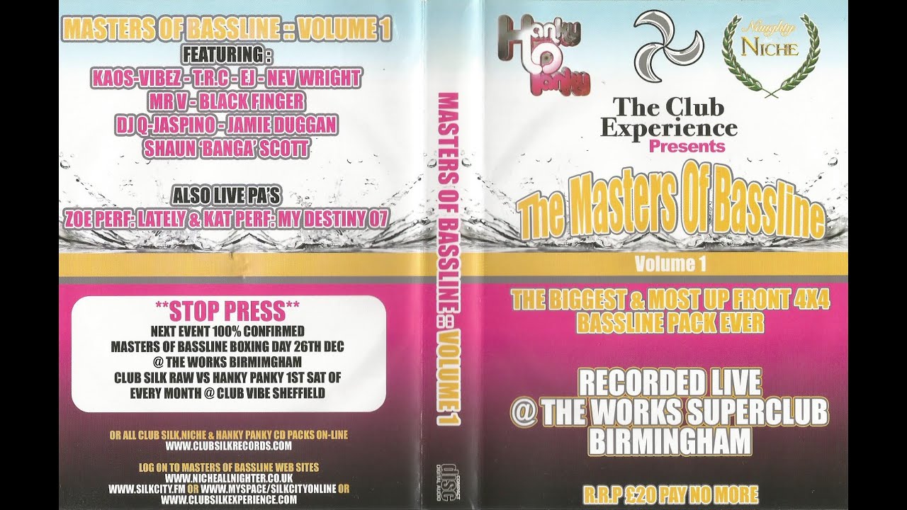 Jamie Duggan - Niche & Club Silk - Masters Of Bassline VOL1