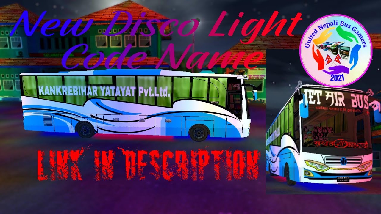 NEW DISCO LIGHT CODE MOD//DISCO LIGHT CODE V3.6.2//TEAM-UNBG//Bus ...