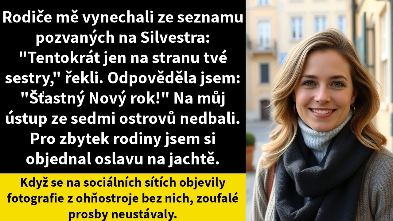 Rodiče mě vynechali ze seznamu pozvaných na Silvestra: 
