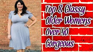 Classy Old Woman Over 40, Atttractively Dressed 24