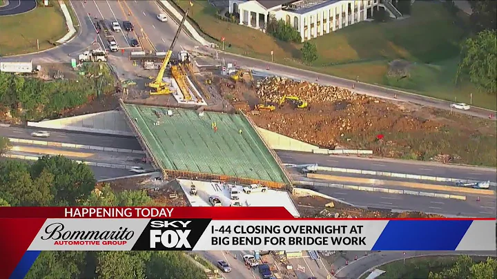 MoDOT to close I-44 at Big Bend on Friday evening