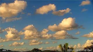 colorful clouds at sunset