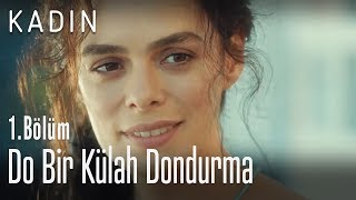 Do bir külah dondurma - Kadın 1.  Resimi