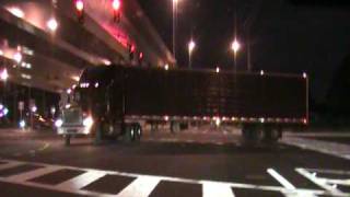 CRAZY  TRUCK DRIVER U TURN  MAJOR INTERSECTION