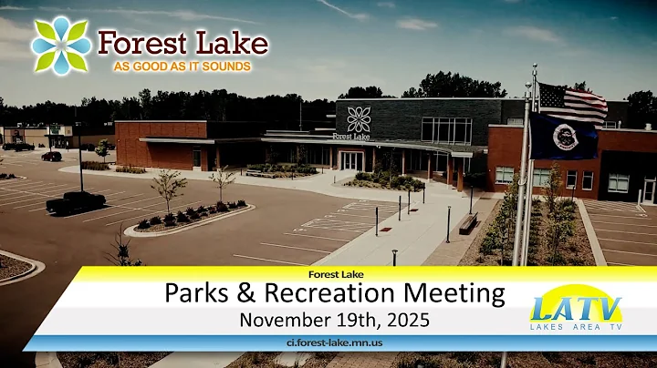 Parks & Recreation Meeting November 19th, 2025