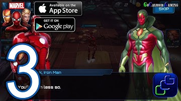 MARVEL Future Fight Android iOS Walkthrough - Part 3 - Chapter 1 NORMAL: Stages 5-7