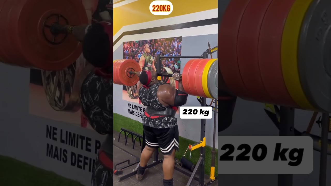 220кг стоя от груди на плечи. 