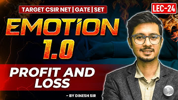 General Aptitude for CSIR NET Profit and Loss 2025 | Most Important Questions | Lec- 24 | IFAS