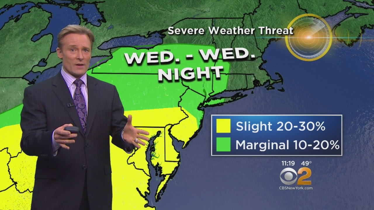 Severe Weather Possible For Wednesday Night - YouTube