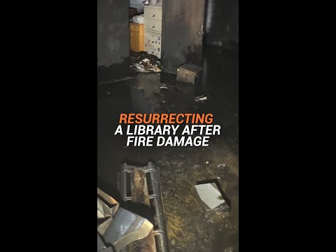 Resurrecting a Library After Fire Damage