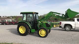2022 John Deere 5075E Open Station Tractor w/ Loader! Like New! For Sale by Mast Tractor Sales