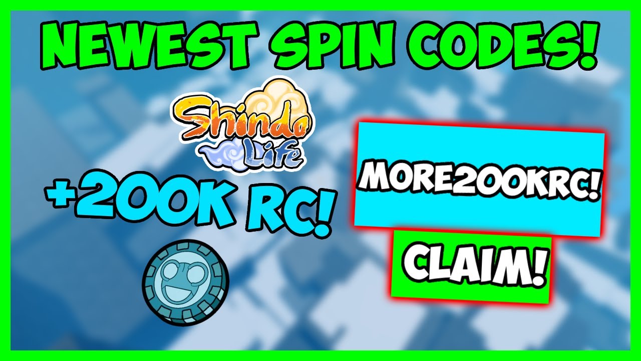 200K RC] *NEWEST* 200K Rell Coins Code For Shindo Life Rell Coins AND  Spins! 