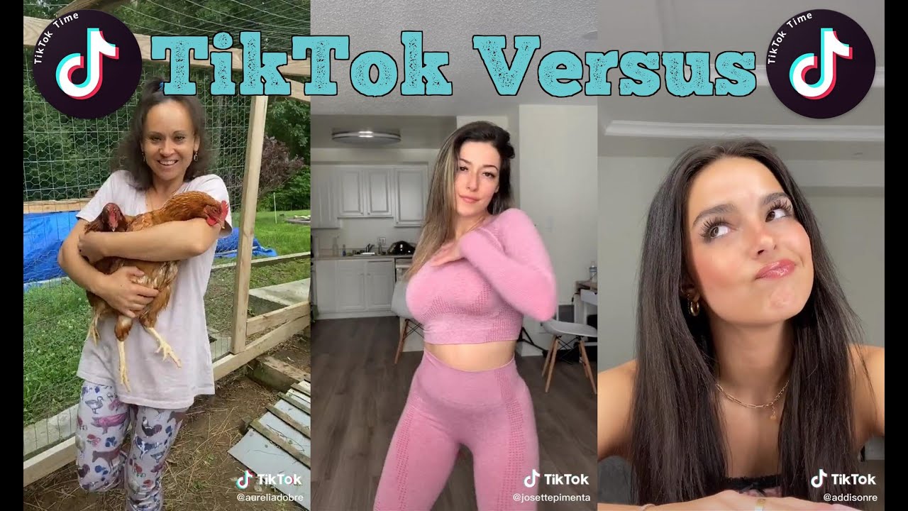 Aurelia Dobre VS Josette Pimenta VS Addison Rae | 100% IN SYNC TIKTOK