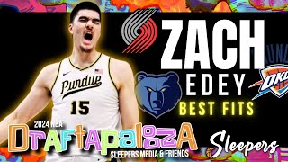 Best fits for Zach Edey on NBA Draft night..is a Top 10 pick in play for the Purdue star?