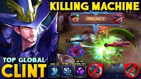 Extreme Crit Damage! Revamped Clint is so Powerful! Build for Buffed Clint Shadow Omen Gameplay ML