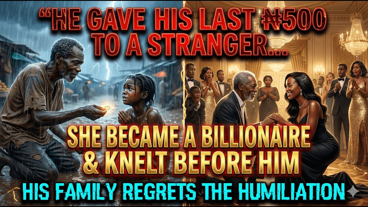 Poor Man Gave His Last Coin To Help Her She Returned As Billionaire CEO To Repay Him |Black Stories