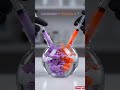 Lavender + Orange Mixing Underwater… The Result is Stunning ✨ #colormixing #oddlysatisfying #water