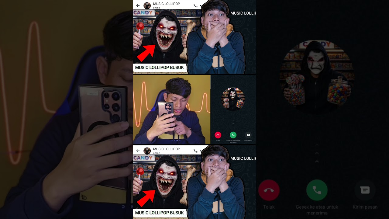 mengerikan penjual music lollipop itu menelpon aku lagi aku takut