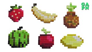 Constructor magnético Pixl | Aprender nombre de Frutas | Jugamos con imanes para niños