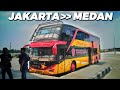 3 Hari 3 Malam Naik Bus Double Deck | Trip Sempati Star Scania K410 Jakarta - Medan Via Timur Part 1