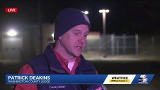 Washington County Judge Patrick Deakins tells 40/29 News they're preparing for a potentially dang...