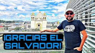 ¡ASÍ FUE mi ÚLTIMO DÍA en El Salvador! | Centro histórico, biblioteca nacional y palacio.