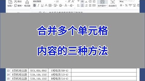 WPS Excel：合并多个单元格内容的三种方法。#wps #excel
