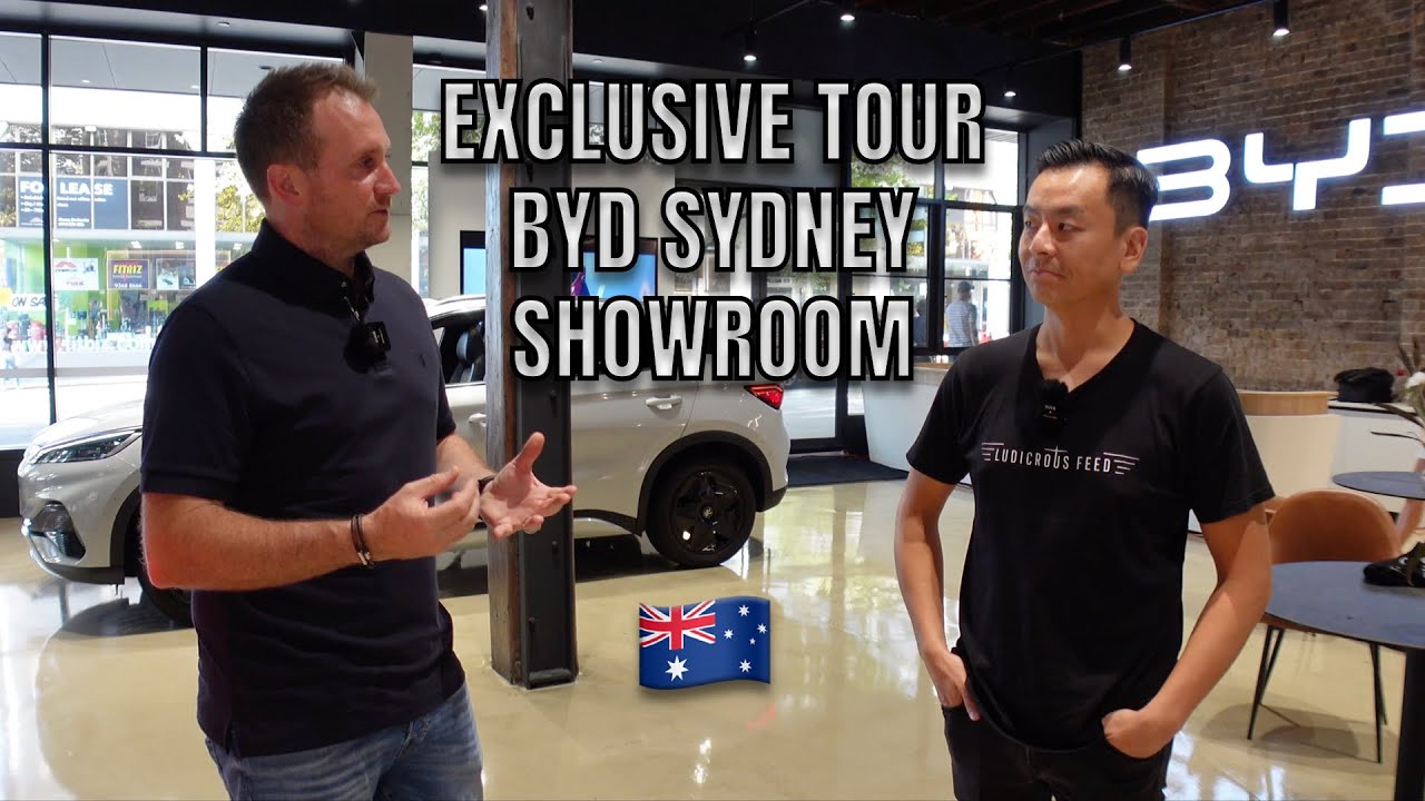 BYD ELECTRIC CAR EXCLUSIVE TOUR OF SYDNEY SHOWROOM | AUSTRALIA 2022