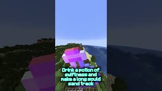 Fastest Running speed in Vanilla Minecraft #shorts