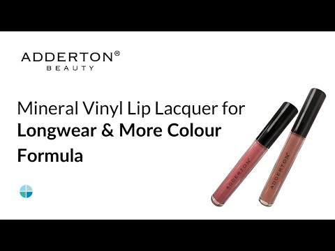 Mineral Vinyl Lip Lacquer with More Colour &amp; Longer Formula from Adderton Mineral Makeup