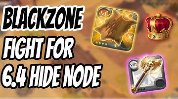 BLACKZONE | FIGHT 6.4 HIDE NODE | West Server | Albion Online