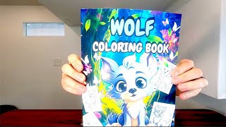 Creative Magic Unleashed: Best Wolf Coloring Book by Lovely One Review!