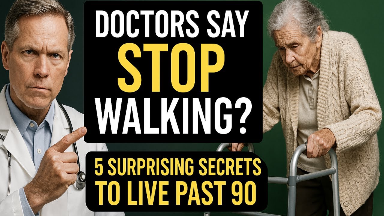 Doctors Say STOP Walking? 5 Surprising Secrets to Live Past 90!