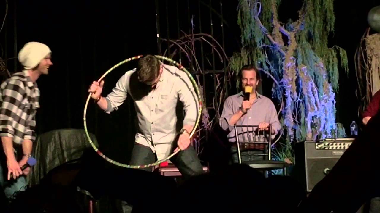 Jensen's hula hoop dance. Vegas style