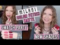 Milani Color Fetish Lipsticks Flora Collection - New Shades! Lip Swatch Party! | LipglossLeslie