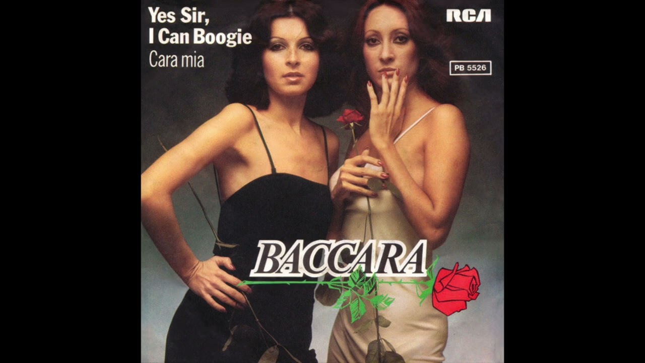 Группа баккара слушать. Баккара группа(1977).. Группа Baccara 1978. Baccara 1977 обложка. Baccara cara Mia обложка.