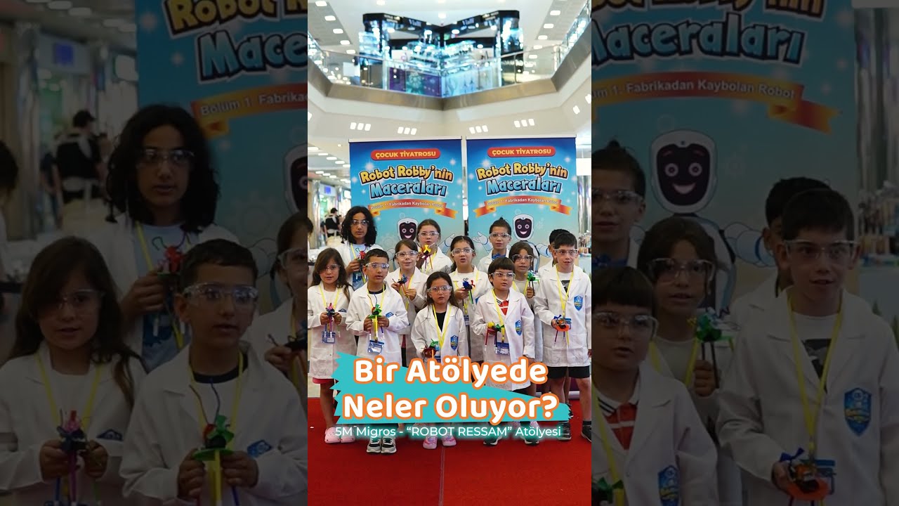 Robotik atölye seansından bir kare
