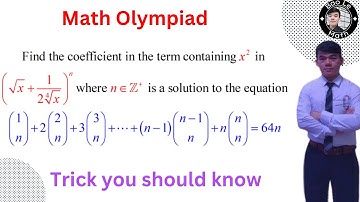 Math Olympiad | Can you solve this tricky problem using the Binomial theorem?