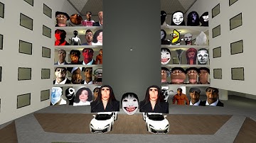 POV ROSHALIA YOSHIE AND UNLIMITED NEXTBOTS GMOD #garrysmod100k   #garrymod