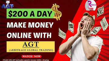 AGT(Arbitrage global trading): How to make money online 2023 with trading online